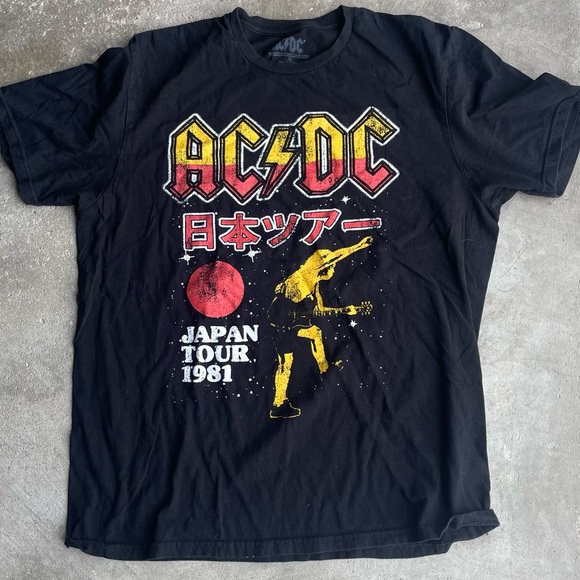 AC/DC Other - Vintage Official AC/DC JAPAN TOUR 1981 Graphic T-Shirt Authentic Men’s Size L
